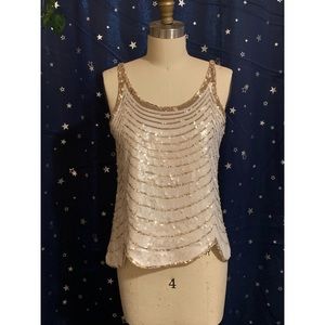 bcbg max azria sequin tank